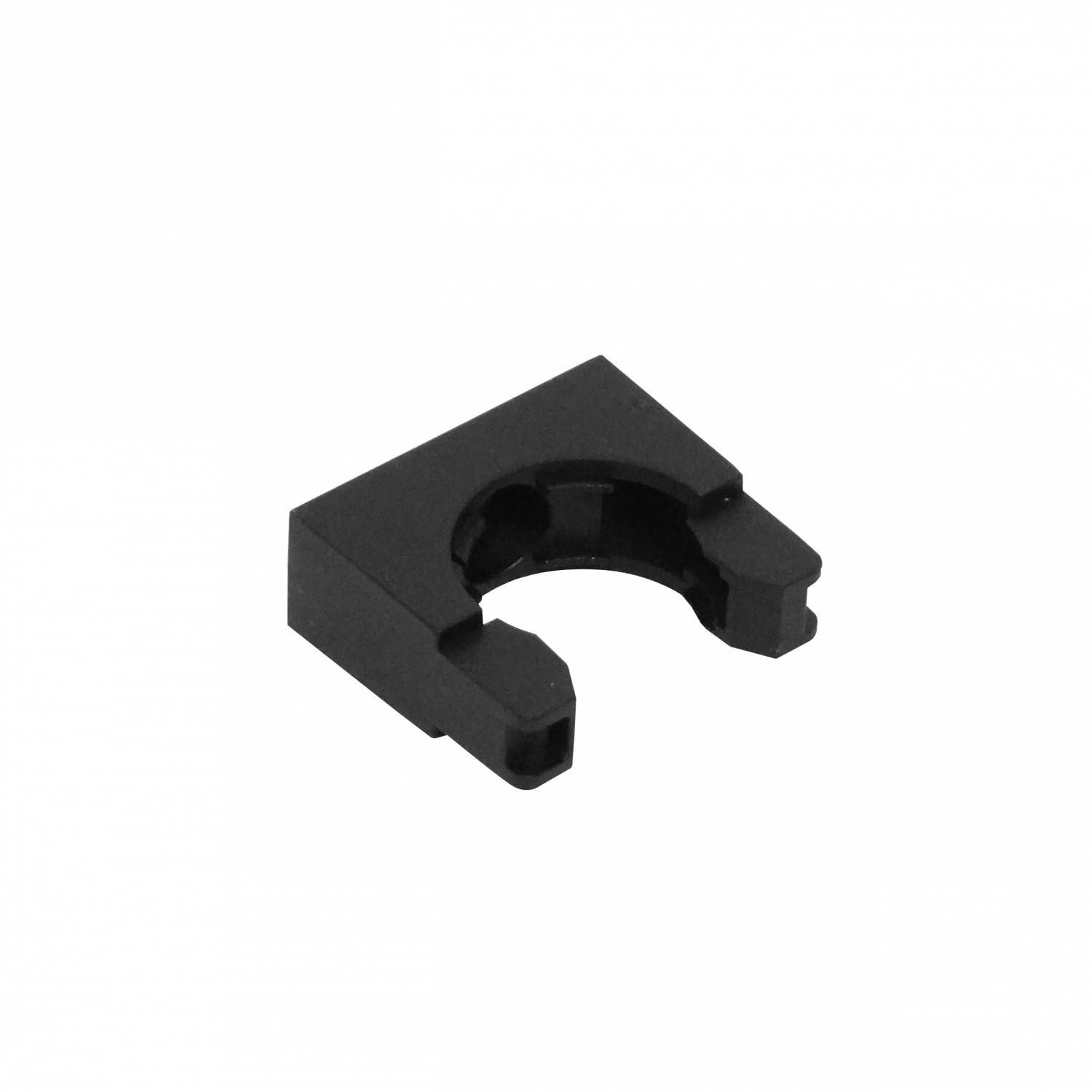 25mm Soporte Abrazadera para Conduit Flexible Plastico Negro PA 1