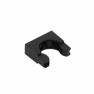 25mm Soporte Abrazadera para Conduit Flexible Plastico Negro PA