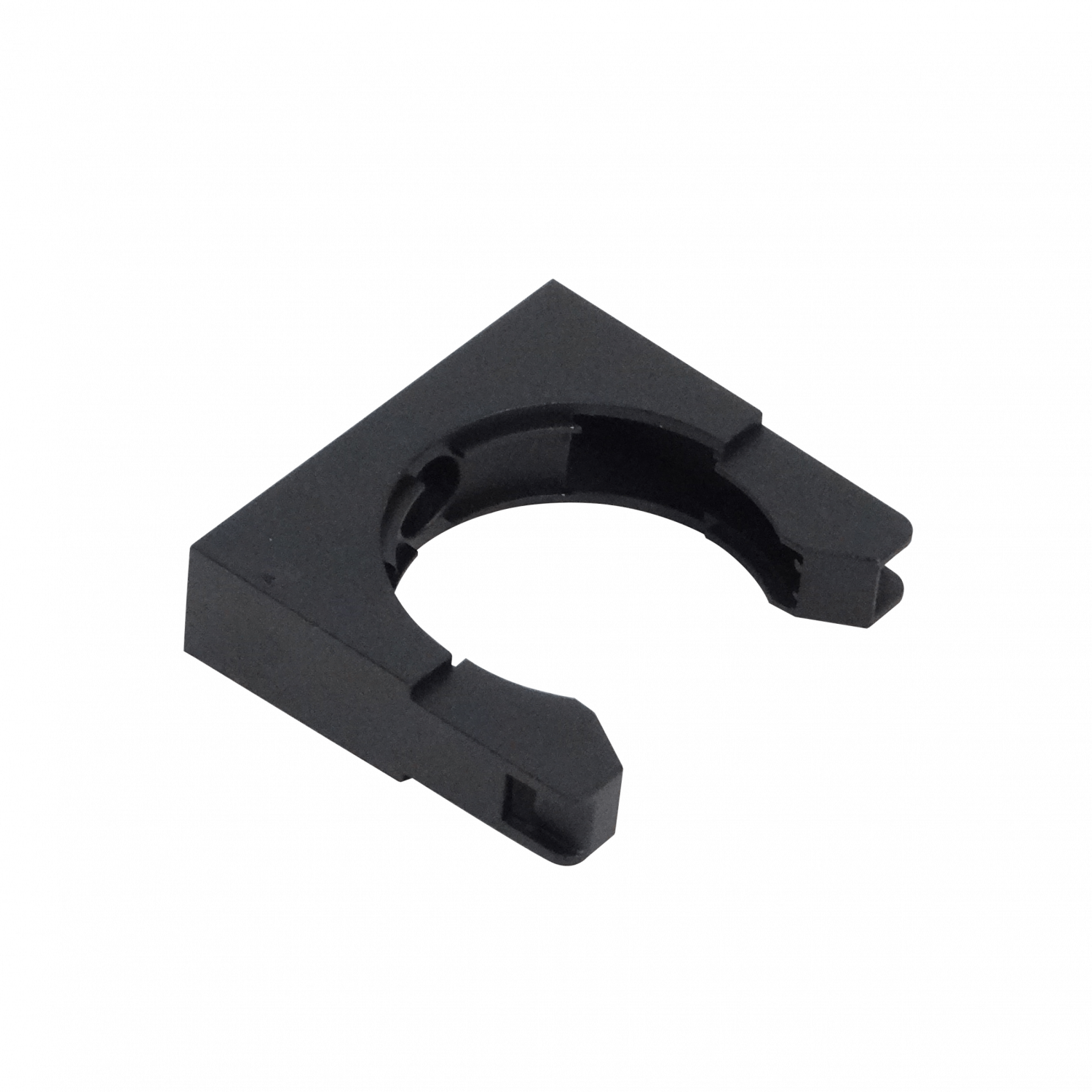 55mm Soporte Abrazadera para Conduit Flexible Plastico Negro PA 1