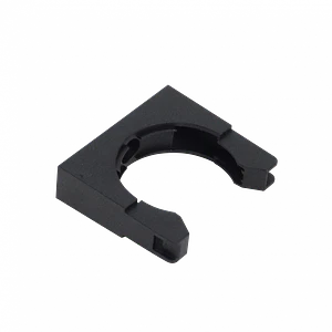 55mm Soporte Abrazadera para Conduit Flexible Plastico Negro PA