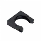 55mm Soporte Abrazadera para Conduit Flexible Plastico Negro PA - Miniatura 1