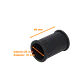 25mm Union Copla para Conduit Flexible Plastico Negro Corrugado - Miniatura 2