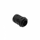 25mm Salida Caja Prensa Estopa p/Conduit Flexible Plastico Negro - Miniatura 2