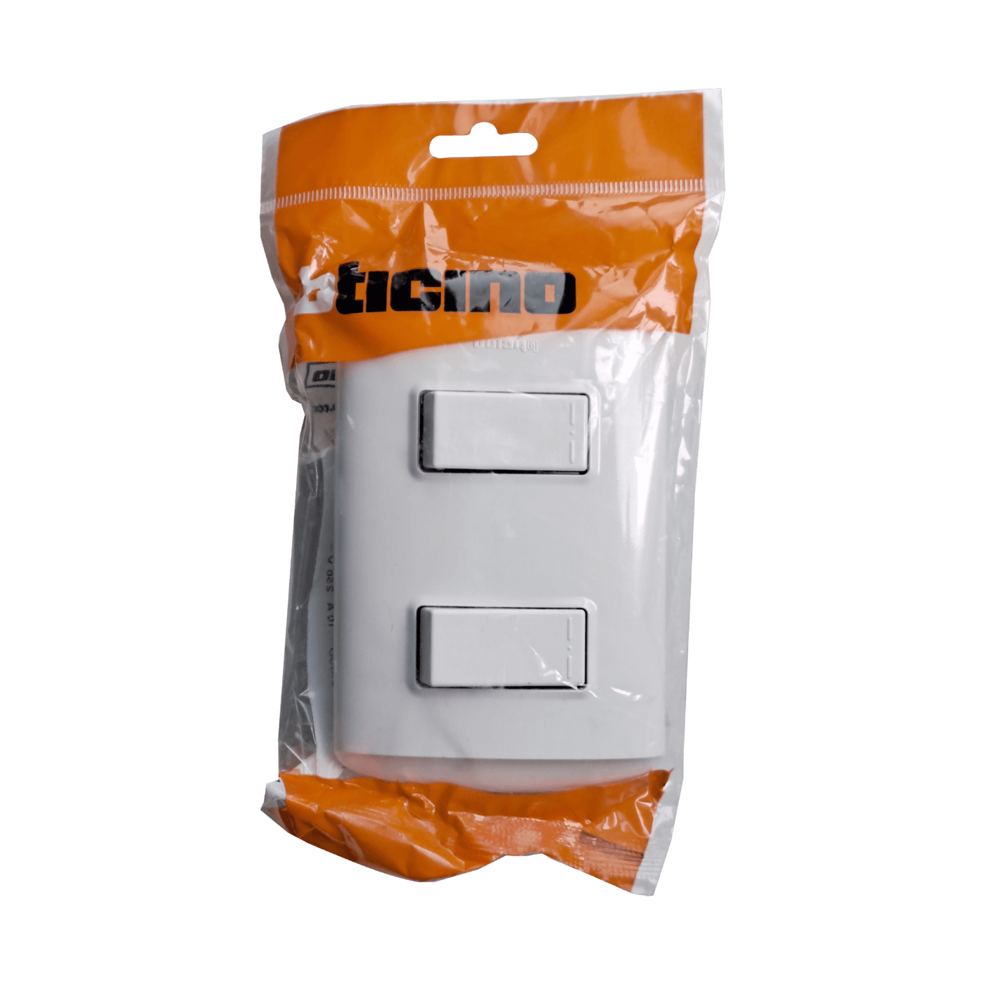 BTICINO Modus 2-interruptor-10A Unipolar-912 c/Base/Tapa Blanca Armado 1