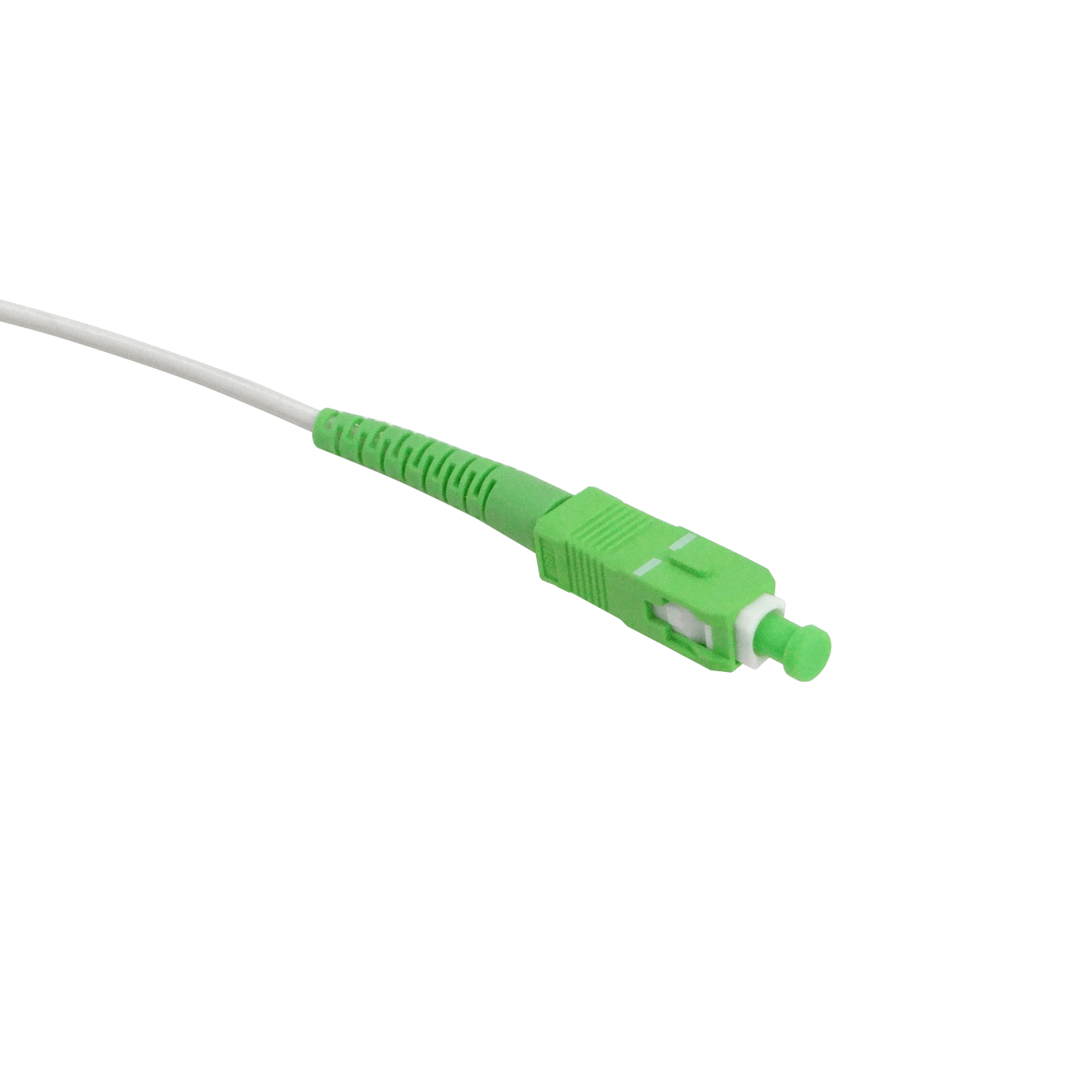 Blanco Drop-Port 100mt SC/APC MonoModo SM SX Pigtail Cable Fibra G652D 2