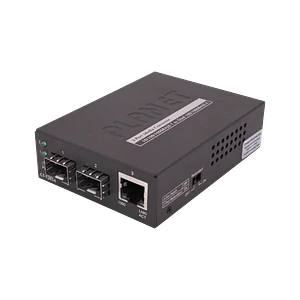 Planet 1-1000 2-SFP-Redundante Media Converter 100/1000 inc-5VDC/2,5A