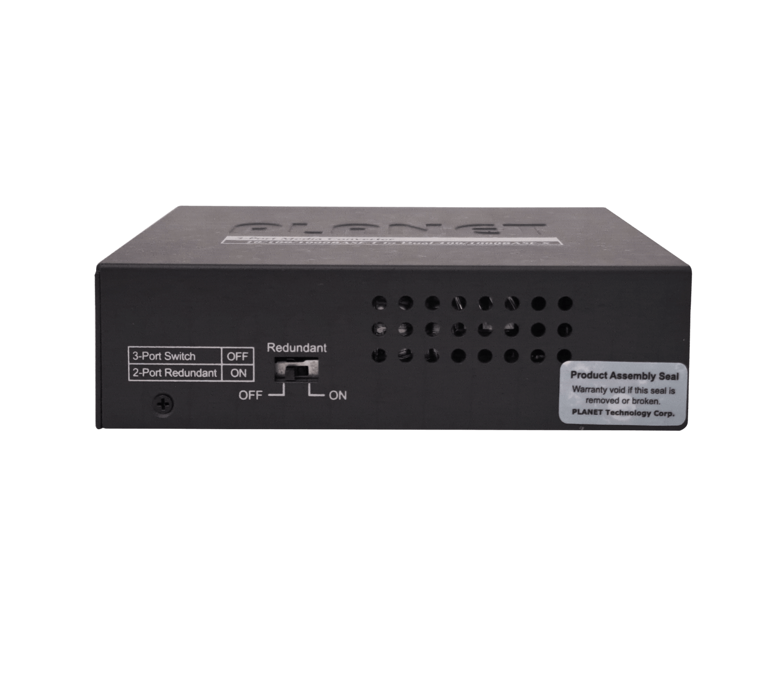 Planet 1-1000 2-SFP-Redundante Media Converter 100/1000 inc-5VDC/2,5A 6