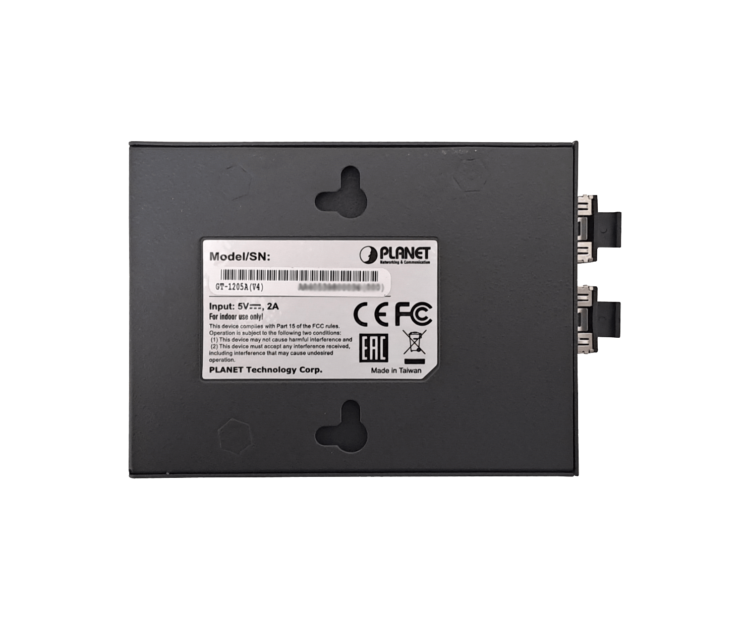 Planet 1-1000 2-SFP-Redundante Media Converter 100/1000 inc-5VDC/2,5A 7