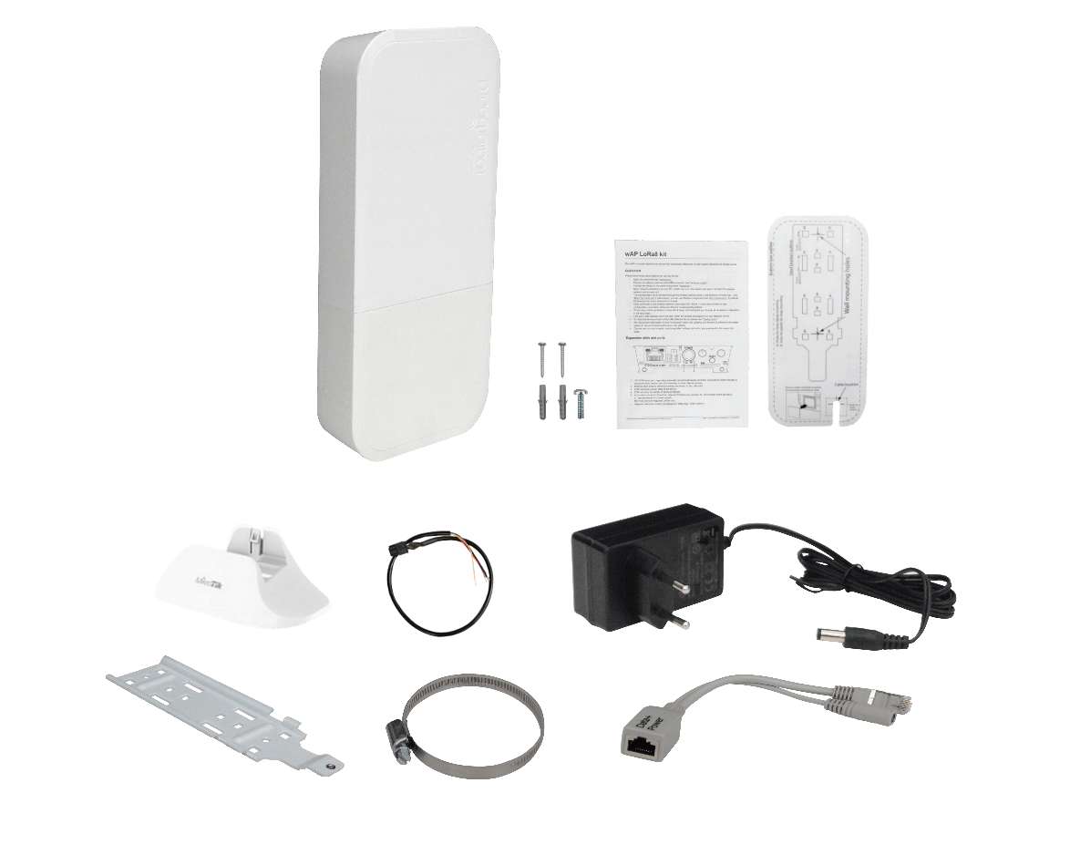 Gateway Exterior MikroTik wAP LR8G kit - LoRa® 868 MHz, WiFi 2.4 GHz, GPS, Resistente a Intemperie 8