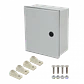 Tablero poliester Tibox TIP-325 300x250x140mm estanco gris IP65 con placa - Miniatura 4