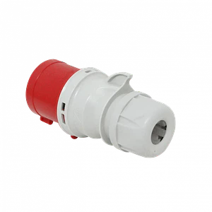 PCE Typ023-9h 32A IP44 Macho Volante Enchufe Industrial 690V 2P+Tx