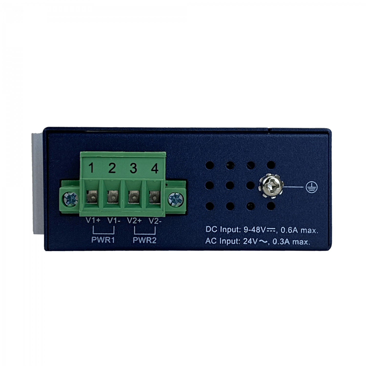 PLANET 4-1000 1-SFP IP30 Switch Industrial Riel-DIN Gigabit req/12-48V 3