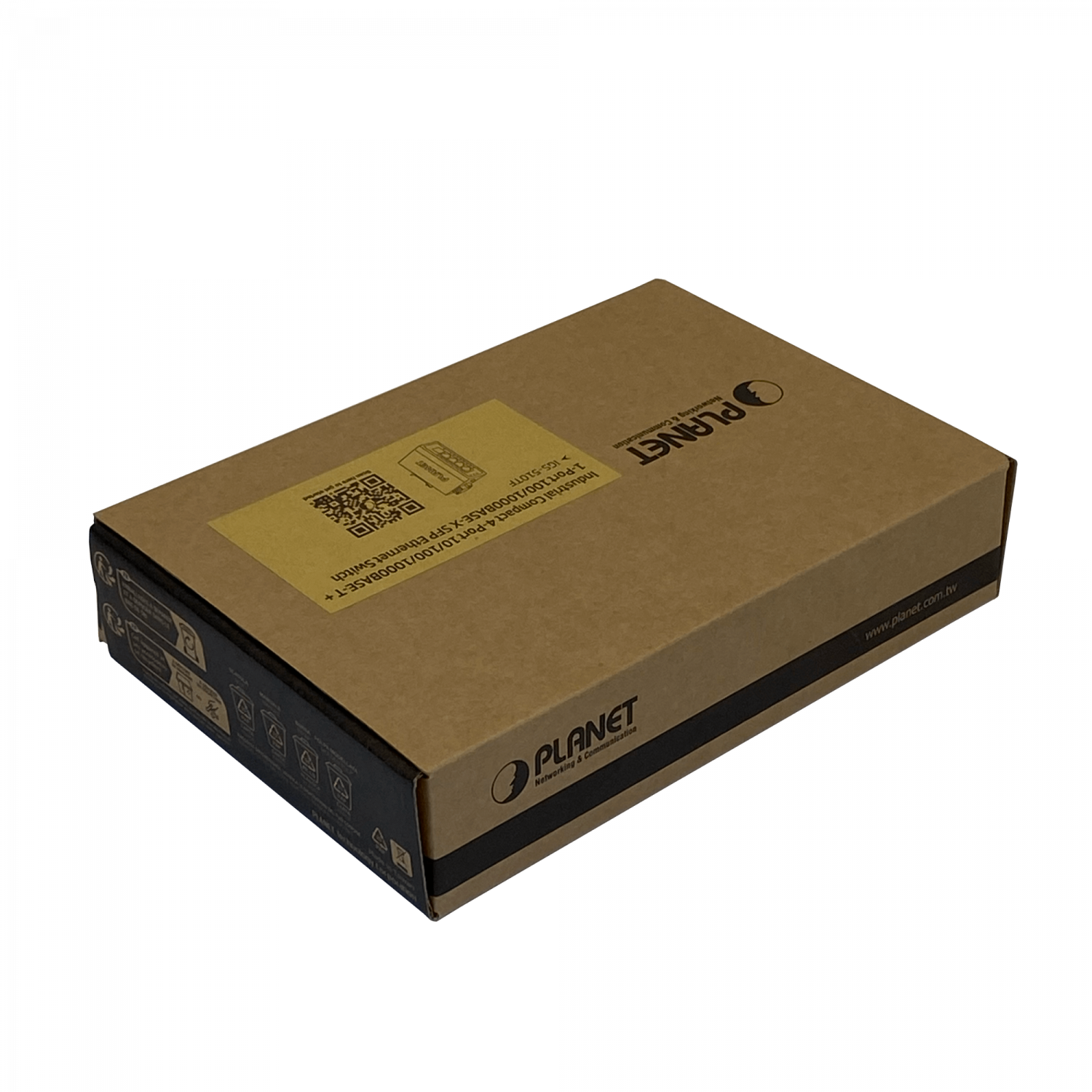 PLANET 4-1000 1-SFP IP30 Switch Industrial Riel-DIN Gigabit req/12-48V 4