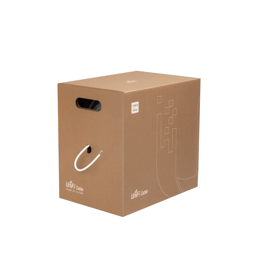 UBIQUITI UTP RFuego Cat6 Interior Blanco 305mt 23AWG 600MHz Caja Cable 2