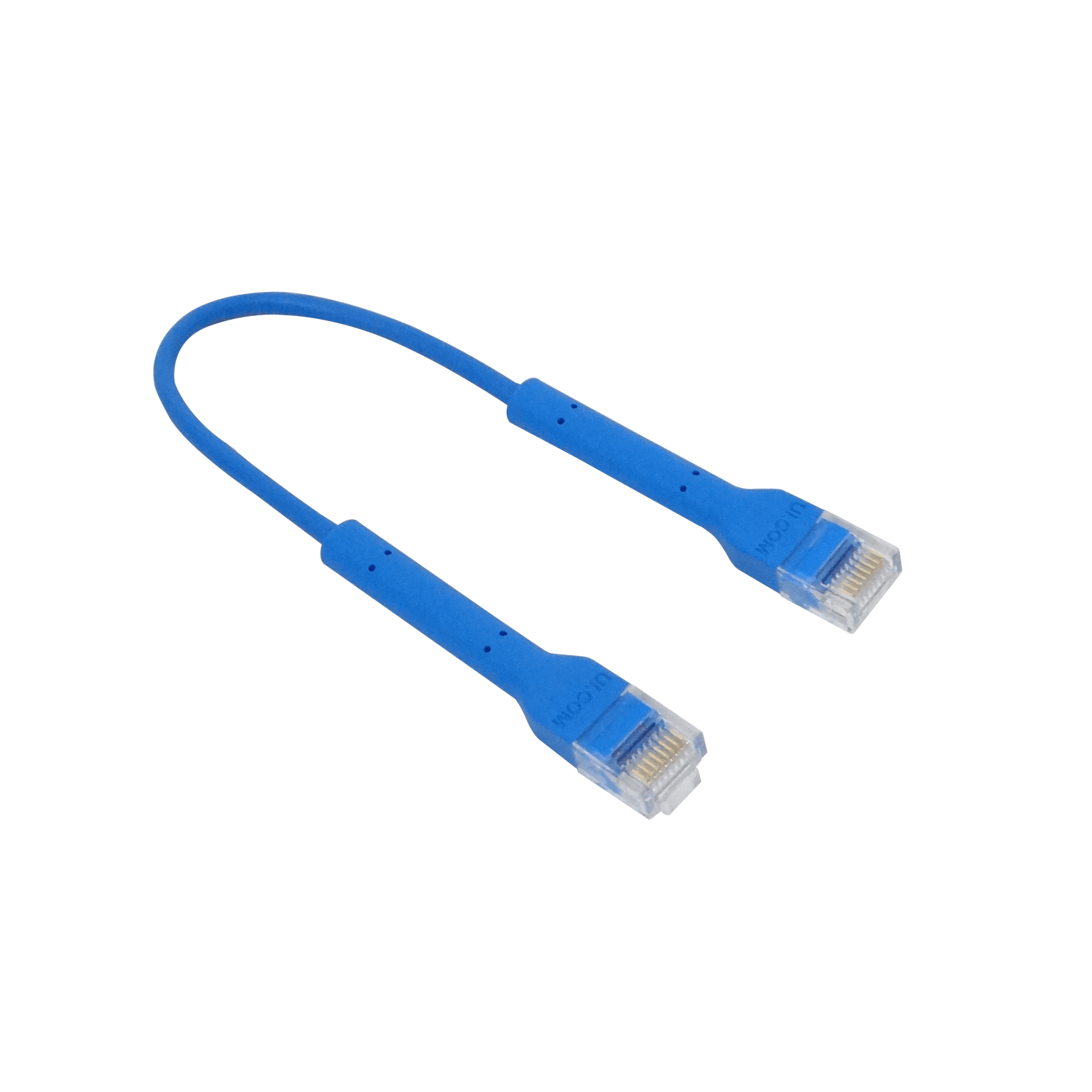 Cable Patch Cat6 Ubiquiti RJ45 Azul 10cm Compacto 1