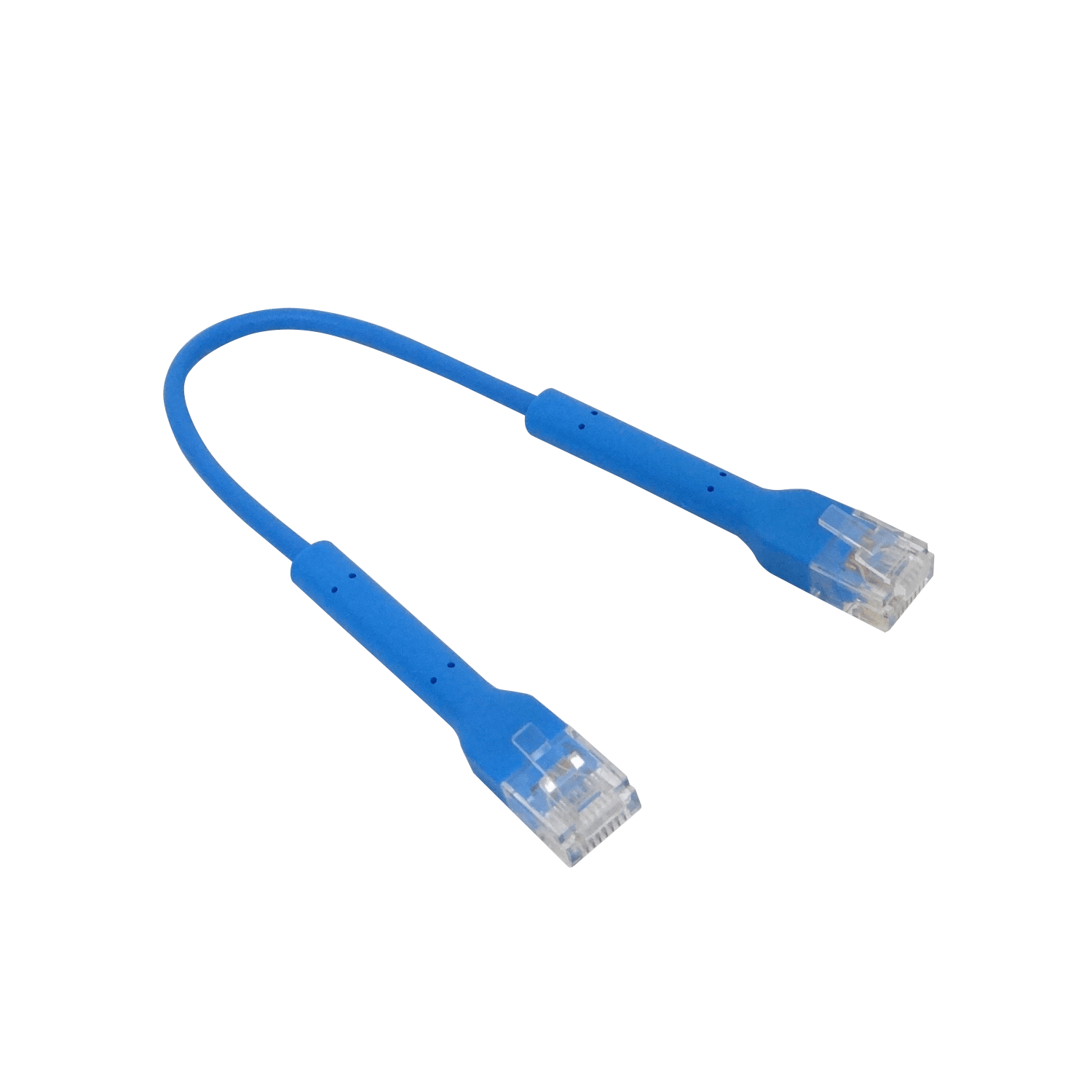Cable Patch Cat6 Ubiquiti RJ45 Azul 10cm Compacto 2