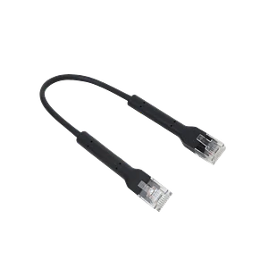Cable Patch Cat6 Ubiquiti RJ45 Negro 10cm Compacto