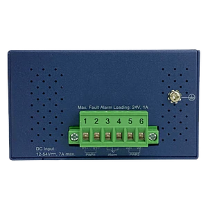 PLANET Switch 5-1000 4-PoE+120W-tot RielDIN industrial 50mm req/12-56V