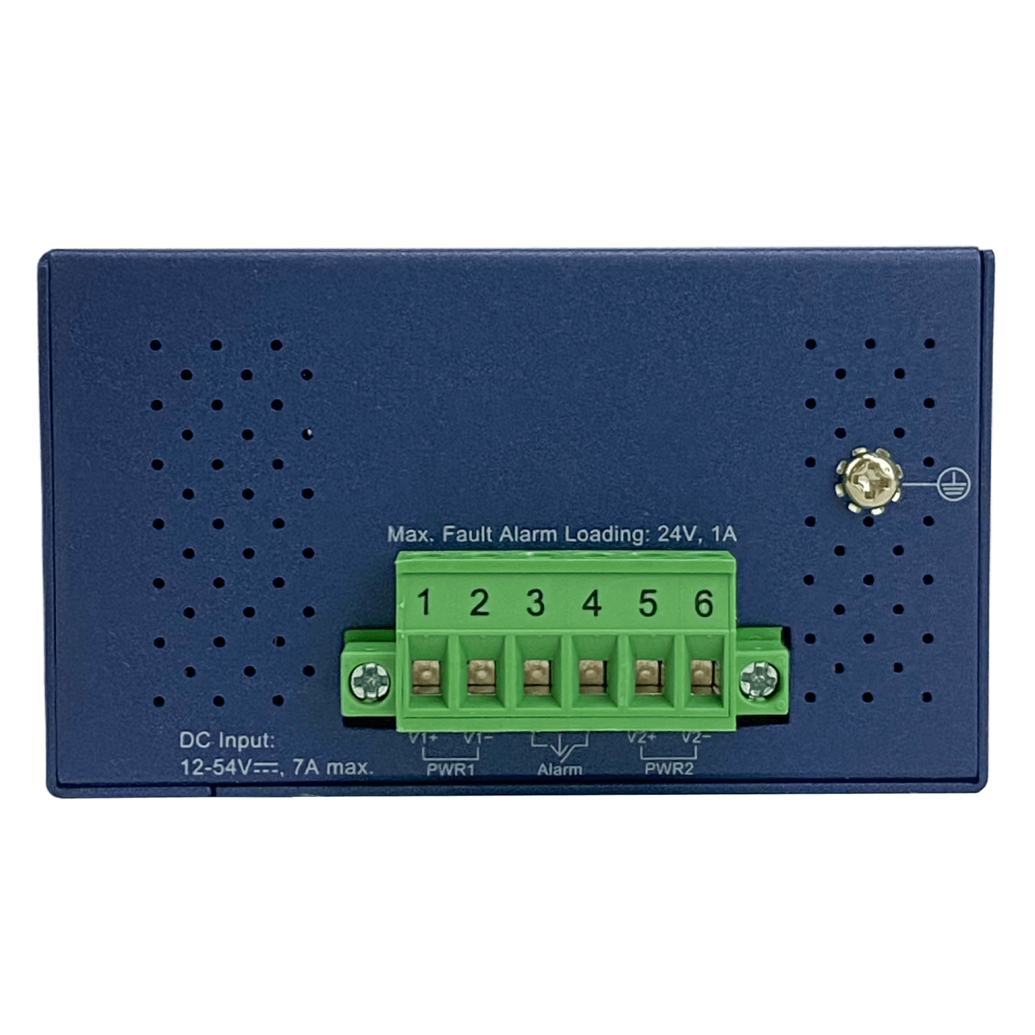 PLANET Switch 5-1000 4-PoE+120W-tot RielDIN industrial 50mm req/12-56V 1