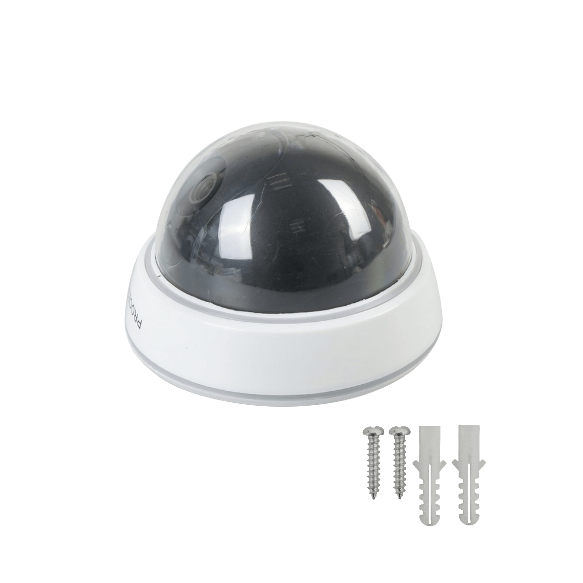 Falsa Cámara Domo Mentira DS-1500B con LED Parpadeante, Alimentación 2xAA 5
