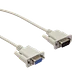Straight 5,0mt DB9-Hembra-Macho 5mts Cable Directo Serial RS232 DE-09 - Miniatura 1