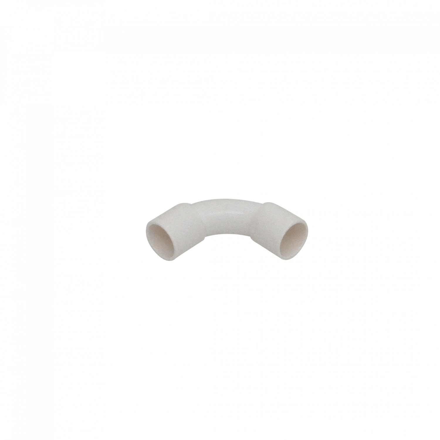 Codo Curvo de PVC Blanco de 16mm para Tubo Conduit - LinkChip PVC16-C 1