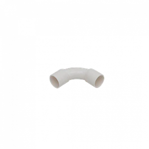 Codo Curvo de PVC Blanco de 16mm para Tubo Conduit - LinkChip PVC16-C