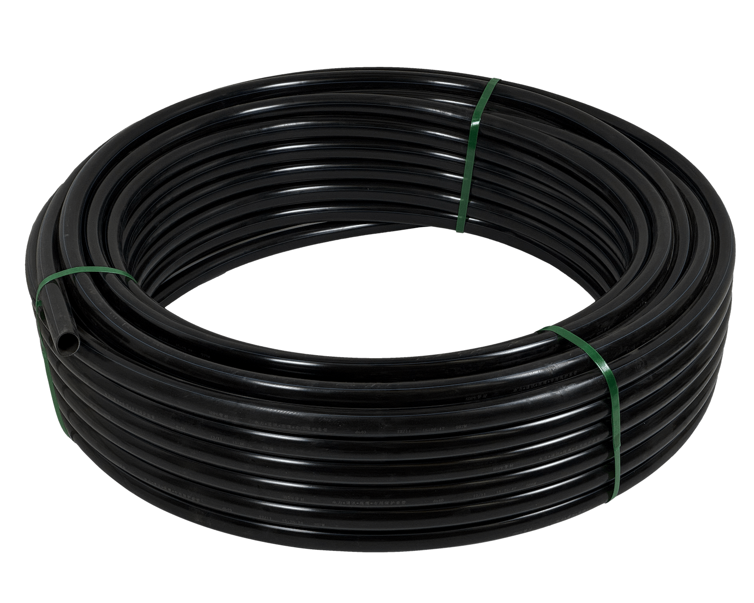 Plansa 40mm-ext 2,2mm Rollo 100mts Negra HDPE Polietileno Reciclado 4