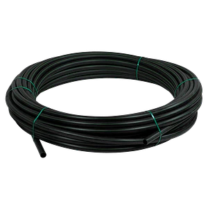 Plansa 50mm-ext 2,9mm Rollo 100mts Negra HDPE Polietileno Reciclado