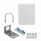 Antena Panel 2-N-Hembra 2,5-2,4GHz-8dBi-Vert 5,8GHz-11dBi-Horiz 5GHz - Miniatura 2
