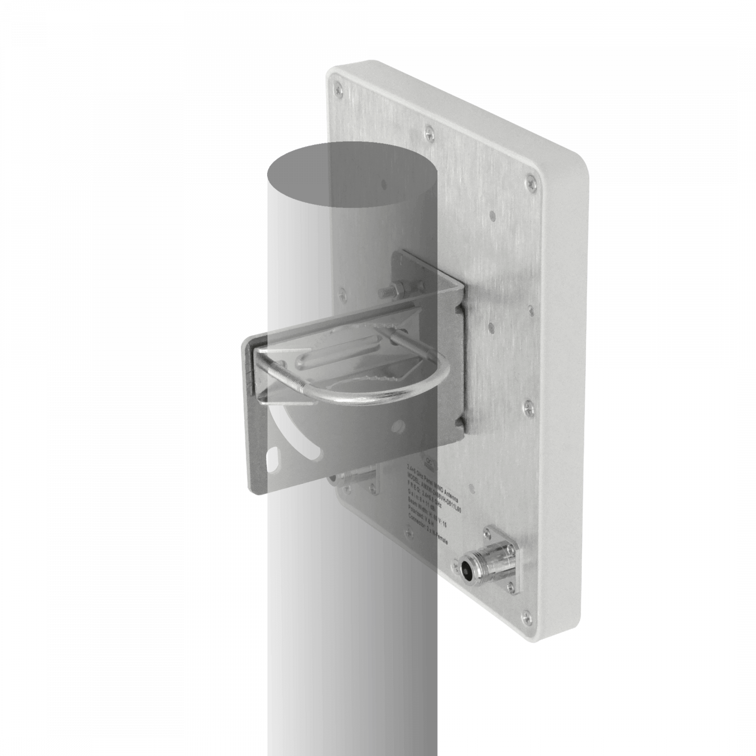 Antena Panel 2-N-Hembra 2,5-2,4GHz-8dBi-Vert 5,8GHz-11dBi-Horiz 5GHz 4