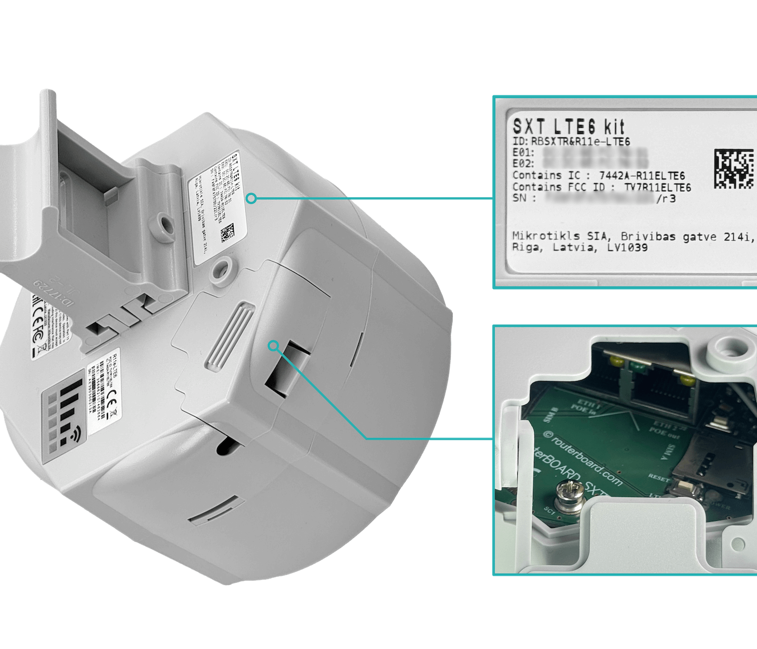 MIKROTIK CAT6 9dBi 300/50Mbps 3G 4G LTE 2-Sim 60º 2-100(af) L3 no-WiFi 4