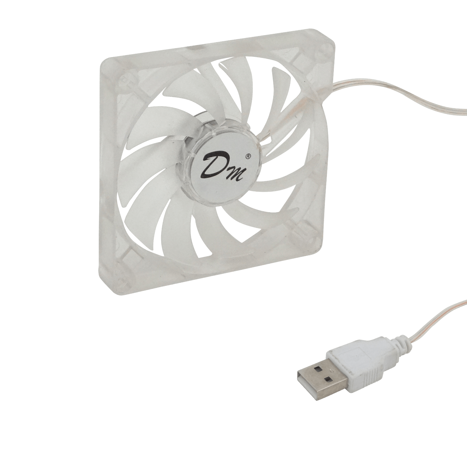 Ventilador para PC 80x80mm, 5V DC, Altura 11mm, Cable 18cm, Conexion USB 3