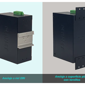 PLANET 16-1000 IP30 Switch Industrial no-Admin Riel-DIN req/12-48VDC
