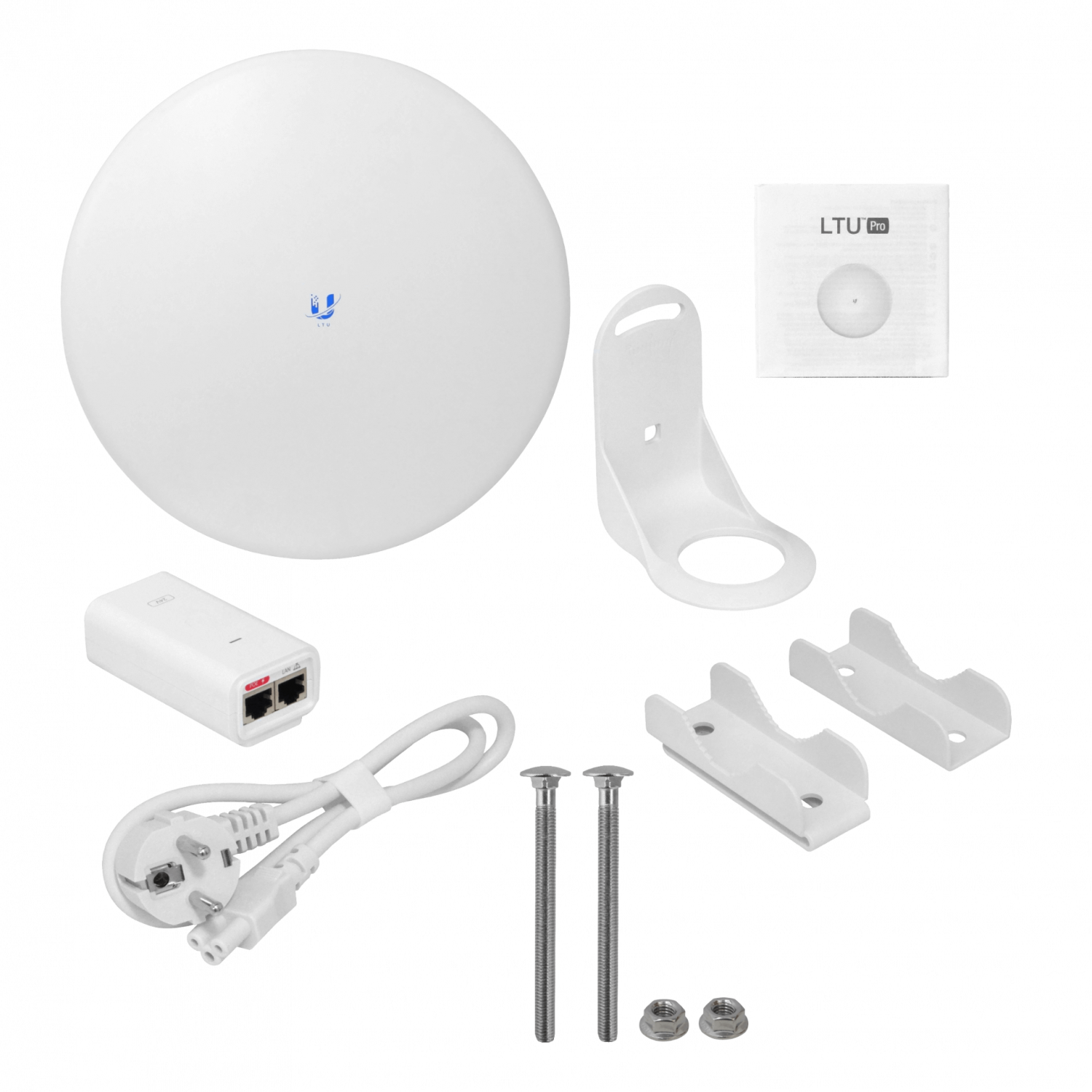 UBIQUITI 24dBi 4,9-6,2GHz 2,4GHz 14x14º 1-1000 inc24V 22dBm 10-50MHz 4