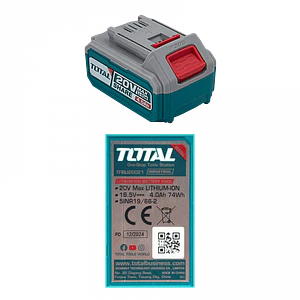 Taladro inalambrico Total TOTAL-20V P20S 20V 0 8-10mm incluye bateria