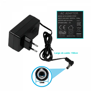 Fuente de Poder MikroTik MT48-480095-11DG - 48V 0.95A para Tramos Largos de Cable Ethernet