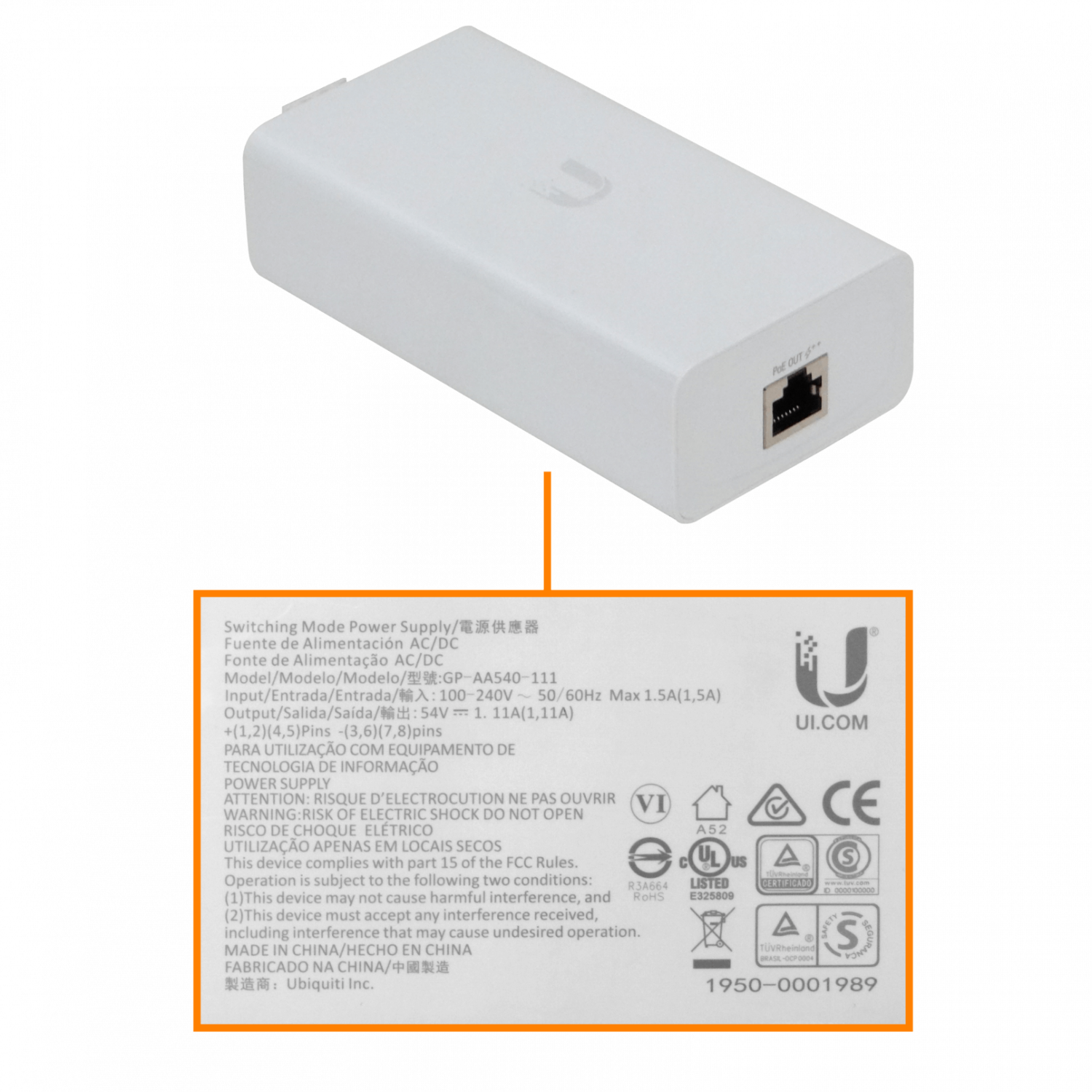 Carcasa Impermeable para Instalación Exterior del UniFi Switch Flex Utility 6