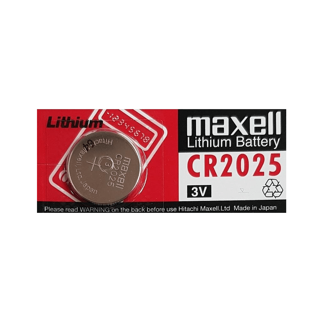 MAXELL Pila 2,5x20mm Litio Lithium Reloj 3V CR2025 1