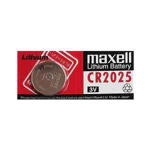 MAXELL Pila 2,5x20mm Litio Lithium Reloj 3V CR2025