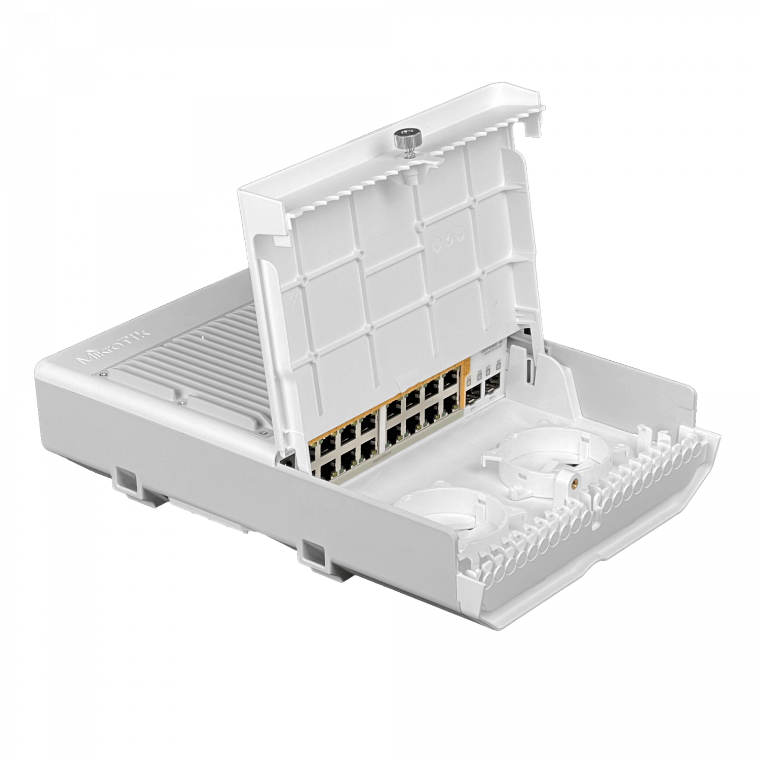 Switch MikroTik NETPOWER-16P, 16 Puertos 1G PoE++, 2-SFP+ 10G, CRS318 6