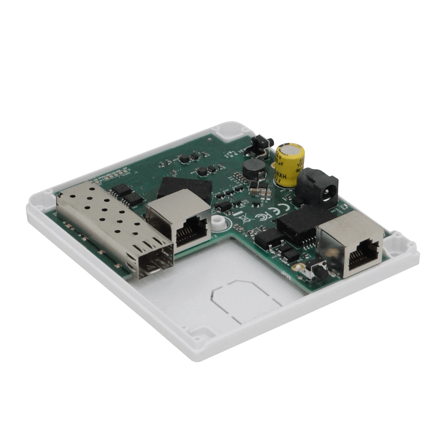 Inyector y Repetidor PoE Gigabit MikroTik GPEN21, con 2 Puertos RJ45, 1 SFP, Administrable  1