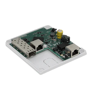 Inyector y Repetidor PoE Gigabit MikroTik GPEN21, con 2 Puertos RJ45, 1 SFP, Administrable 
