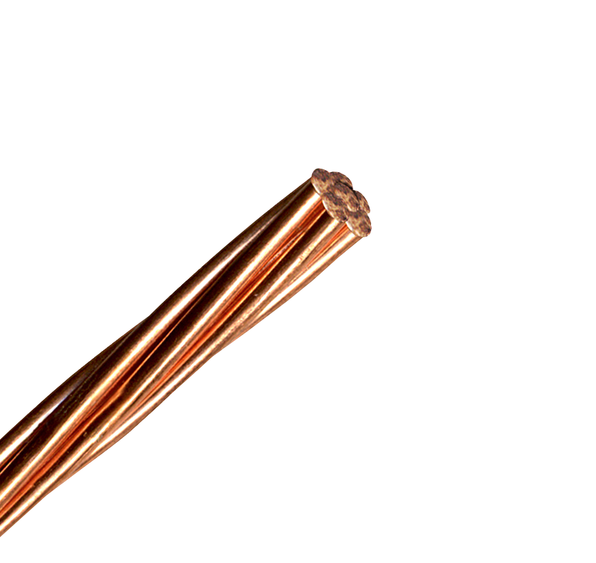 Cable Desnudo 13,3mm2 1x6AWG 209Amp Multifilar-x7 por metro ASTM B8 1