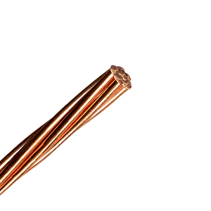 Cable Desnudo 13,3mm2 1x6AWG 209Amp Multifilar-x7 por metro ASTM B8