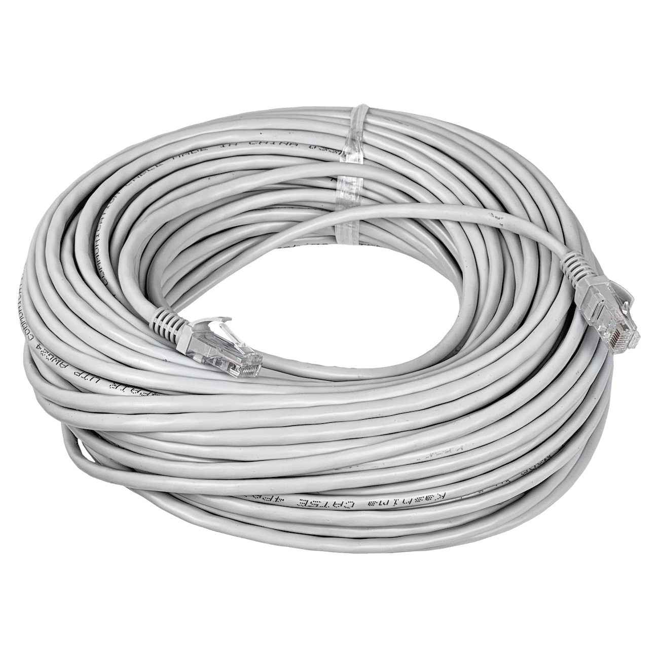 Cable Patch Genérico Cat5e 30mt Gris CCA Inyectado 1