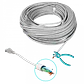 Cable Patch Genérico Cat5e 30mt Gris CCA Inyectado - Miniatura 2