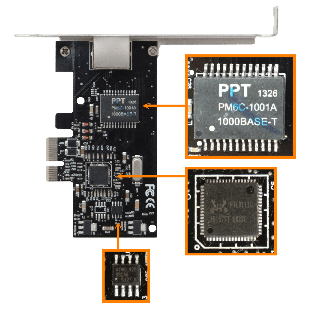 Tarjeta de Red Utek UT-2PCIELAN, 10/100/1000, PCIe-x1.1  6