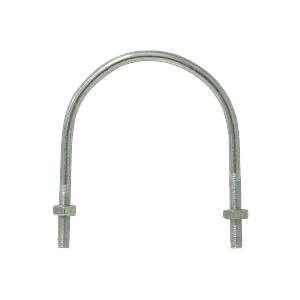 Abrazadera 70-90mm Diametro Poste Tubo c/2-tuercas-14mm req/pletina