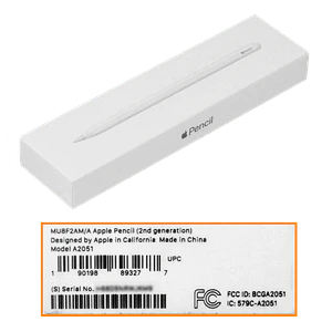 Lapiz Digital Apple Pencil Gen2 para iPad Pro 11 y 12.9 modelo MU8F2AM A2051